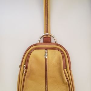 Valentina Italian Leather Backpack